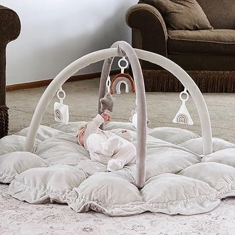 5-in-1 Thick & Plush Baby Play Gym