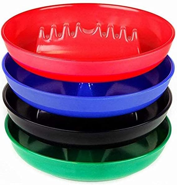 Ash Tray For Cigarettes & Cigar Round Plastic Melamine.  Home Ashtrays