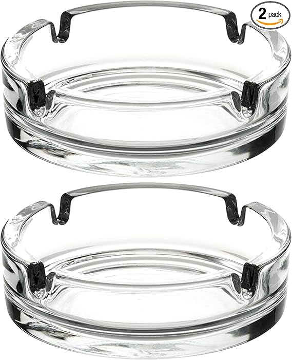 Fargus Glass Ashtrays for Cigarettes, Home Ashtrays .