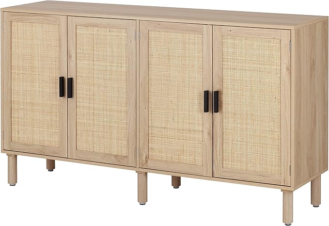 Finnhomy 4 Door Sideboard Buffet Cabinet - buffets and sideboards