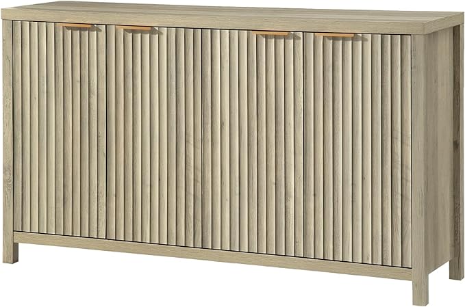 Oxford Fluted Storage Cabinet Sideboard, buffets and sideboards