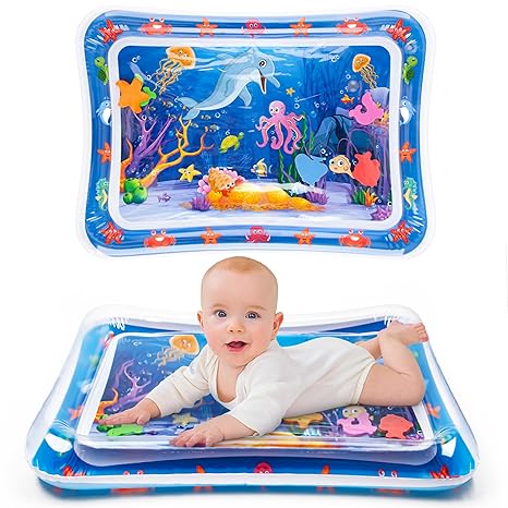 Tummy Time Water Mat, baby play gym, baby activity playmats