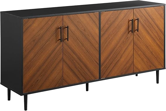Walker Edison Caye Modern 4-Door Buffet Sideboard, buffets and sideboards